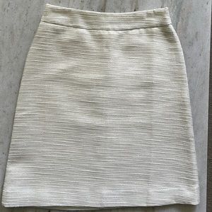 Beige anthropology A-line skirt